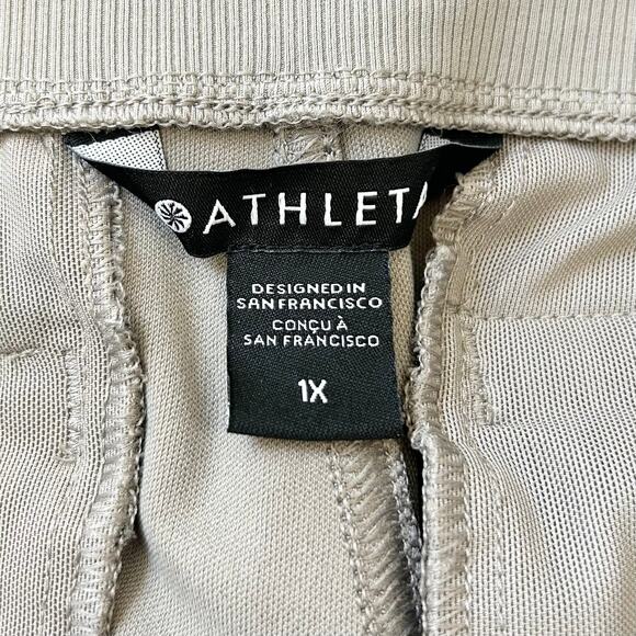 Athleta Venice Wide Leg Bluff Grey Pants 1X - Picture 9 of 10